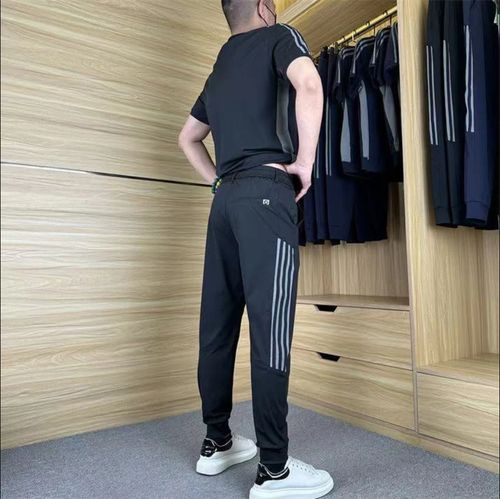 🌴Promotions d'été❄️Pantalon de sport décontracté à manches courtes pour hommes (ensemble de 2 pièces)
