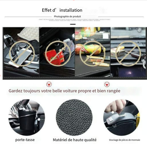 🎉Organisateur de siège de voiture multifonctionnel en cuir