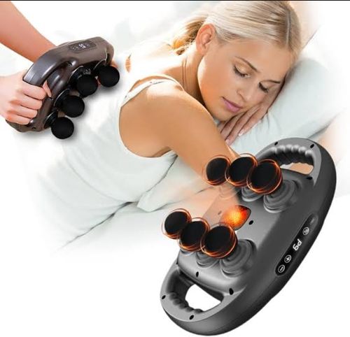 Pistolet de Massage à 6 Têtes – Soulagement Profond & Immédiat 💪🌀