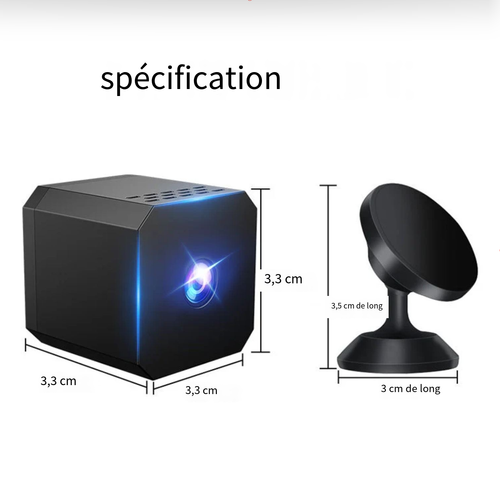 Mini caméra de sécurité intelligente HD à vision nocturne