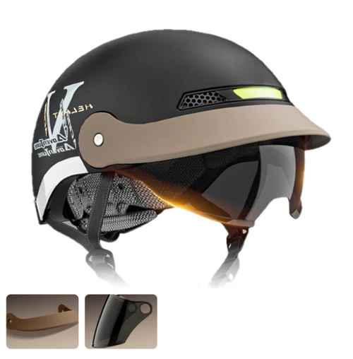 ⛑️🛵 Casque de moto respirant, léger et résistant aux chocs 💕