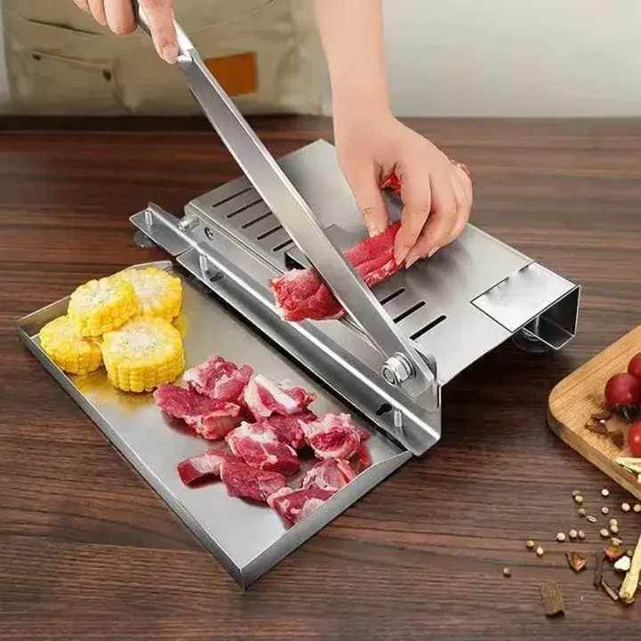 Coupe-os manuel, hachoir à viande en acier inoxydable