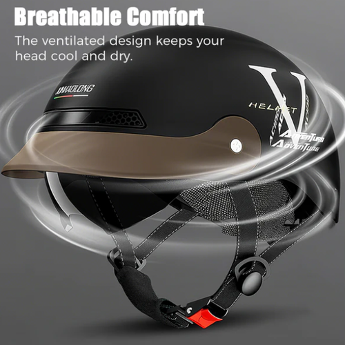 ⛑️🛵 Casque de moto respirant, léger et résistant aux chocs 💕