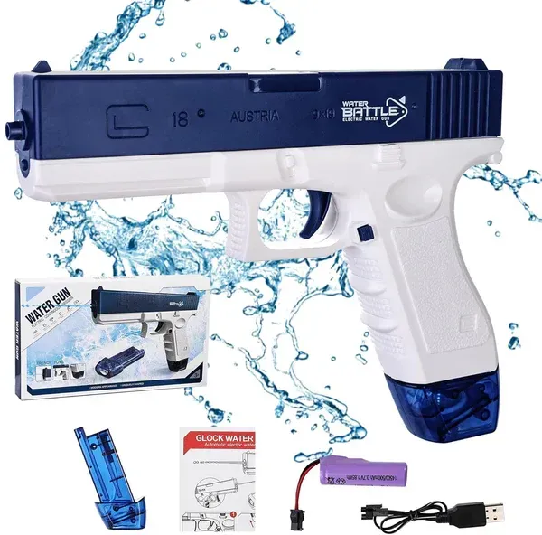 Pistolet à eau rechargeable automatique Glock