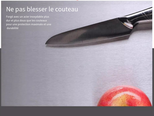 Planche à découper en acier inoxydable（30*40）