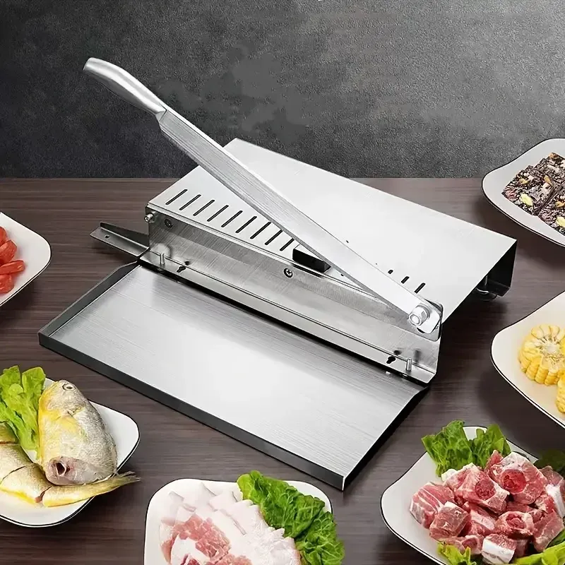 Coupe-os manuel, hachoir à viande en acier inoxydable