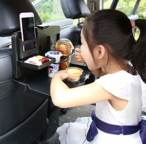 Table pliante pour siège arrière de voiture