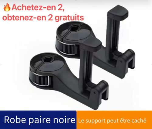 Crochets de siège auto 2 en 1 pour sacs et sacs à main avec support de téléphone : Achetez-en 2, obtenez-en 2 gratuits