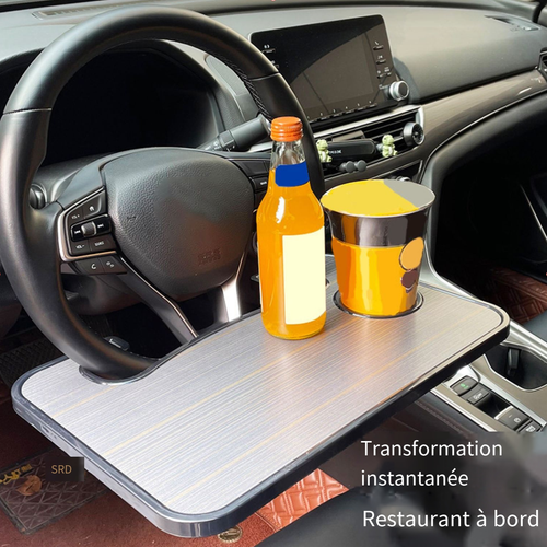 Plateau de volant de voiture universel multifonction 2 en 1
