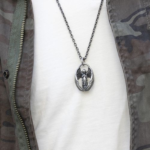 🔥Collier pendentif ange priant - Tu es mon ange