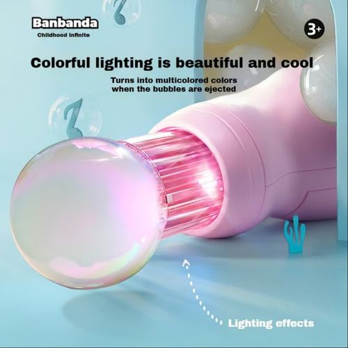 Machine à bulles de fumée infinie pour l'enfance Élastique magique