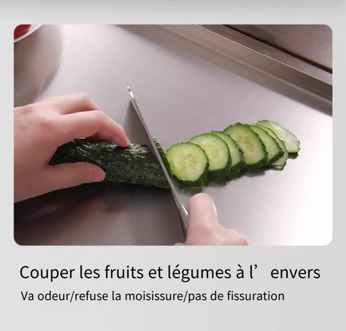 Planche à découper en acier inoxydable（30*40）