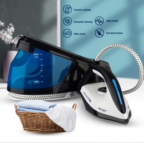 Nouveau fer à vapeur avec grand réservoir d'eau de 1.5 L
