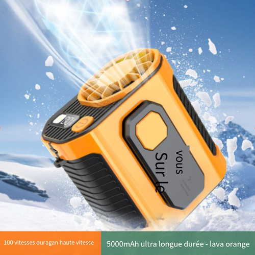 Ventilateur de camping rechargeable pour l'extérieur (5 000 mAh 10 000 mAh)
