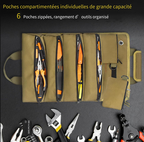 Sac à outils enroulable de qualité supérieure