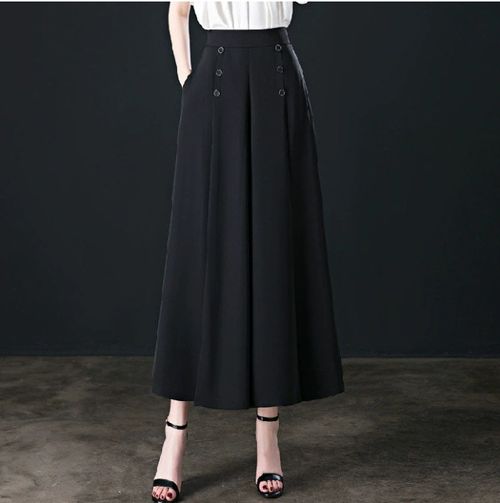 ✨Pantalon large plissé élégant