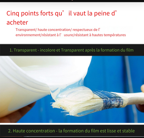 Colle adhésive transparente imperméable - Mastic d'étanchéité