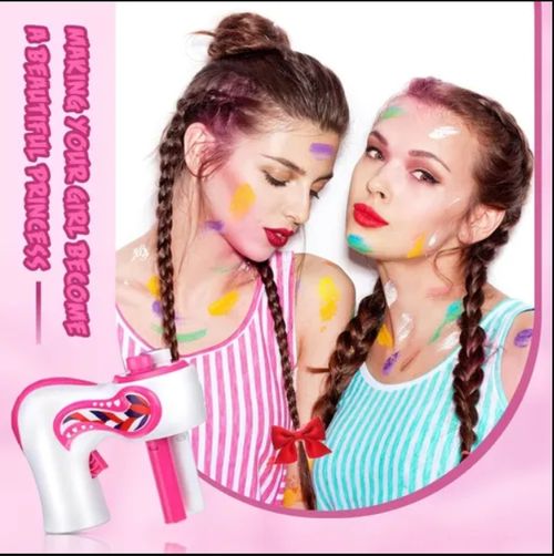 Machine à tresser les cheveux électrique, outils de tressage automatiques, machine à tresser les cheveux portable pour femmes, kit de jouets de salon de coiffure à faire soi-même, piles non incluses