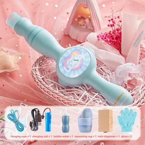 Machine à bulles de fumée infinie pour l'enfance Élastique magique