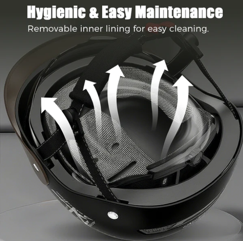 ⛑️🛵 Casque de moto respirant, léger et résistant aux chocs 💕