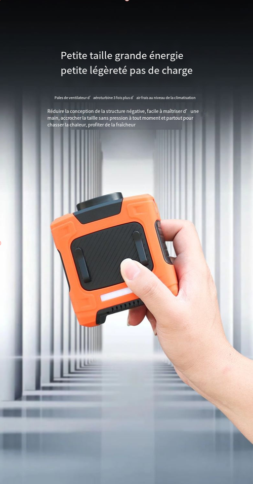 Ventilateur de camping rechargeable pour l'extérieur (5 000 mAh 10 000 mAh)