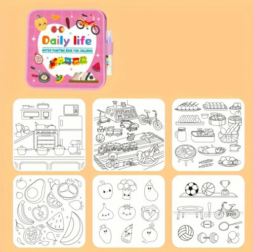 🎨Livres de coloriage à l'eau magiques pour les tout-petits