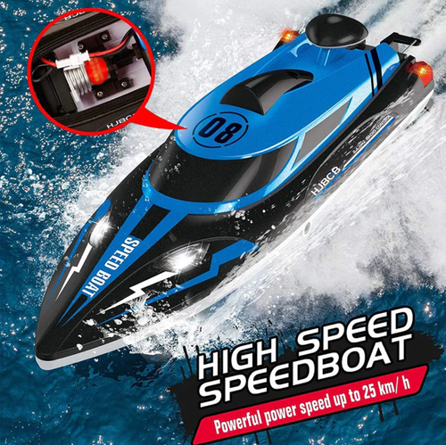 Bateau électrique télécommandé à grande vitesse pour piscines et lacs