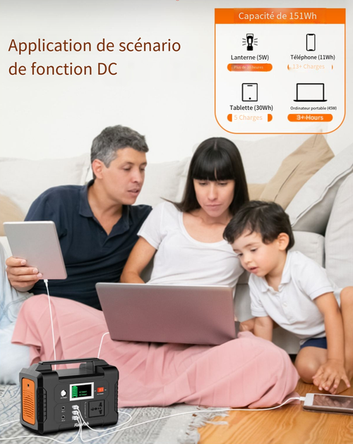 ⚡⚡Centrale électrique portable 200 W avec écran