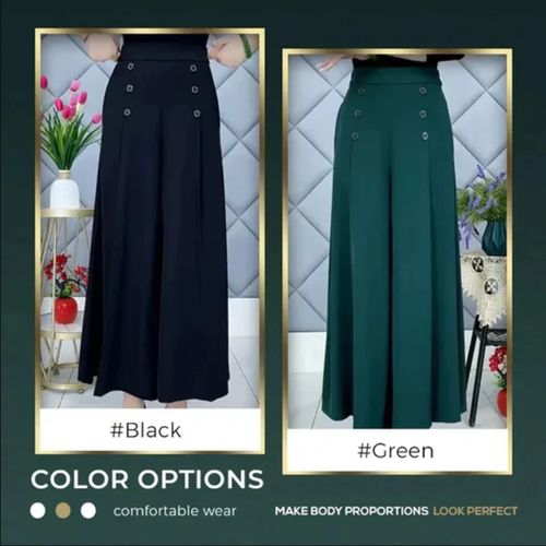 ✨Pantalon large plissé élégant