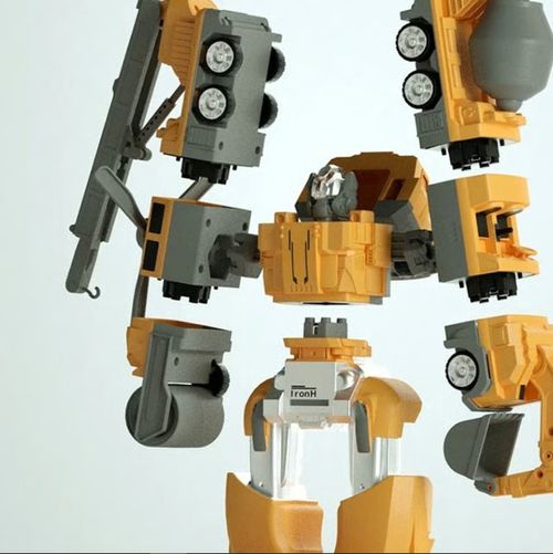 🎁🔥Jouets assemblés de voiture d'ingénierie à transformation magnétique