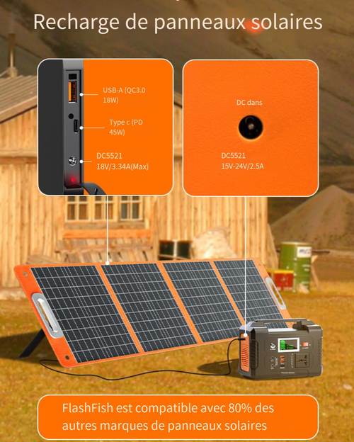 ⚡⚡Centrale électrique portable 200 W avec écran