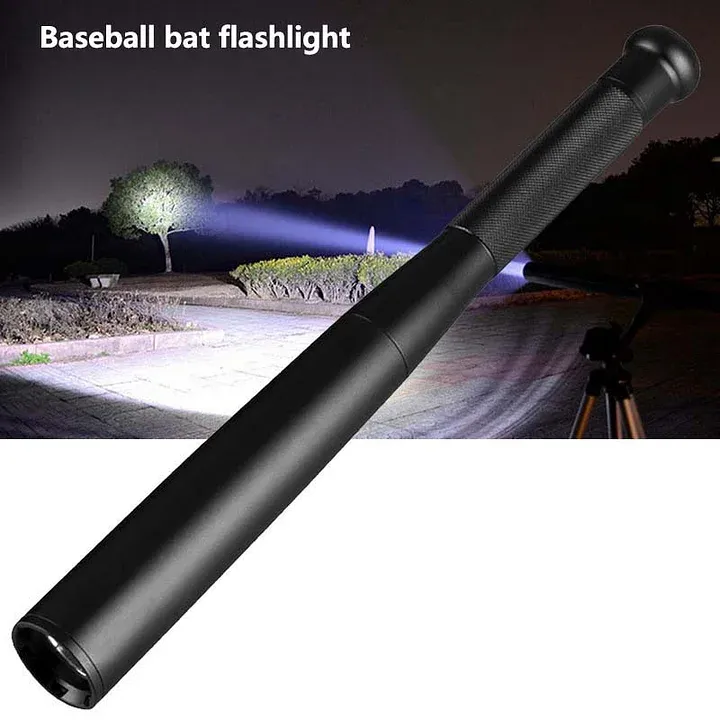 Lampe de poche haute dureté, lampe de batte de baseball, lampe de poche multifonction, camping intérieur et extérieur, pêche, sports de plein air