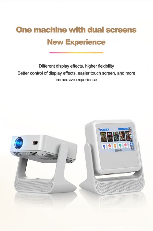 Projecteur tactile intelligent à double écran 2 en 1