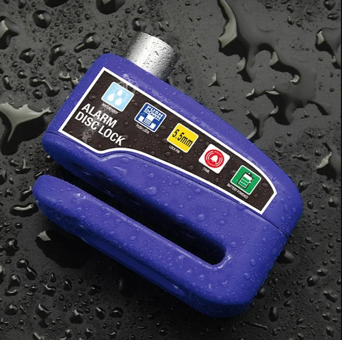 Antivol de moto avec alarme et antivol à disque