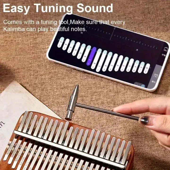 21 Tone Portable Box Type Peach Blossom Core Thumb Piano Decompression Instrument Thumb Piano