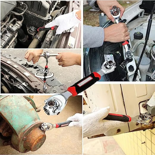 Clé à douille multifonctionnelle 52 en 1