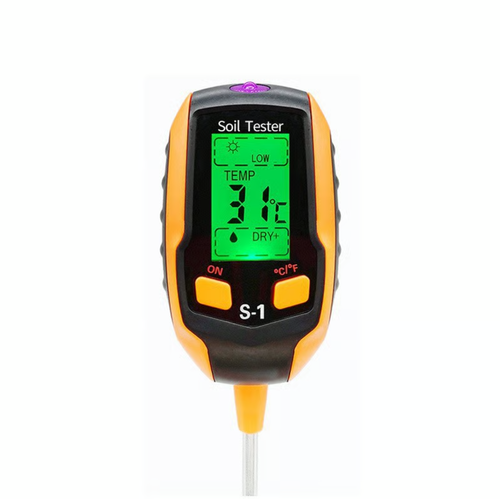 Testeur de sol numérique 4 en 1, grand écran LCD, sonde pour une mesure rapide et précise