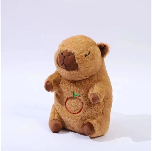 Peluche Capybara, jouet interactif avec effet respiration pendant le sommeil