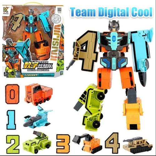 🤖🔥Vente chaude 2025🔥Robot de transformation de nombres de déformation de jouet amusant et éducatif - Cool et intelligent !🤖
