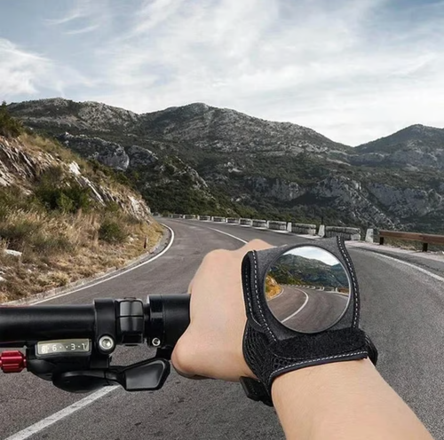 Rétroviseur de sécurité pour poignet de vélo et moto