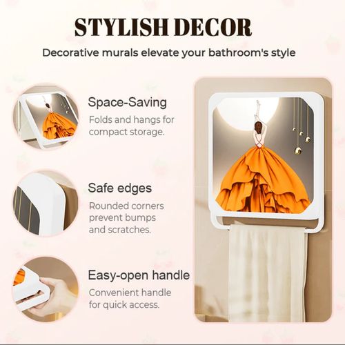 🔥Boîte de rangement pliable et suspendue étanche pour salle de bain
