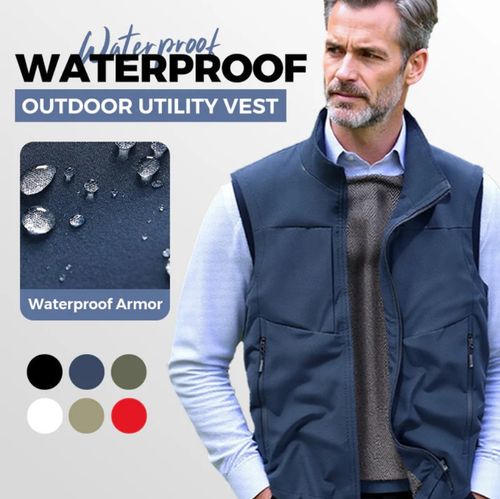 💥Gilet utilitaire d'extérieur imperméable pour homme
