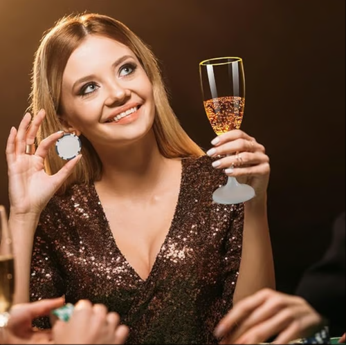 ✨Verre à champagne lumineux🥂(6 coupes)