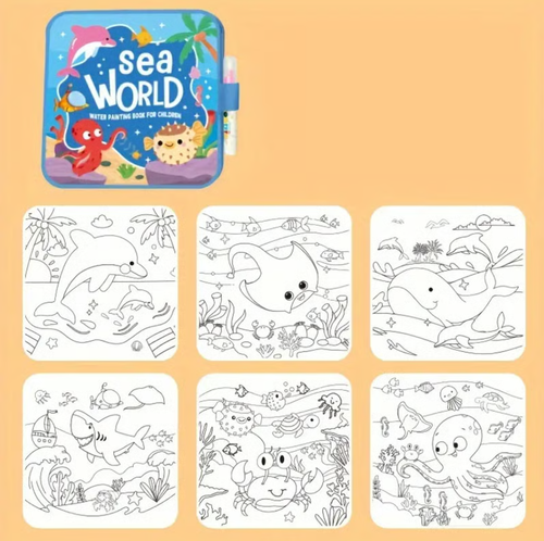 🎨Livres de coloriage à l'eau magiques pour les tout-petits