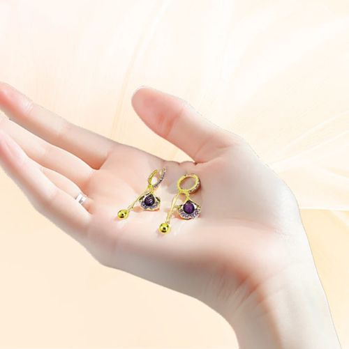 Délicates boucles d'oreilles en feuille de ginkgo pour femmes