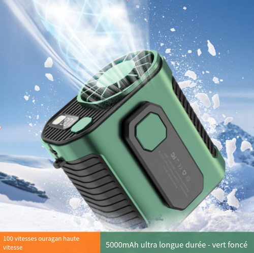 Ventilateur de camping rechargeable pour l'extérieur (5 000 mAh 10 000 mAh)
