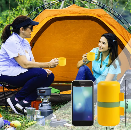 🎉Cafetière portable de voyage avec moulin manuel☕