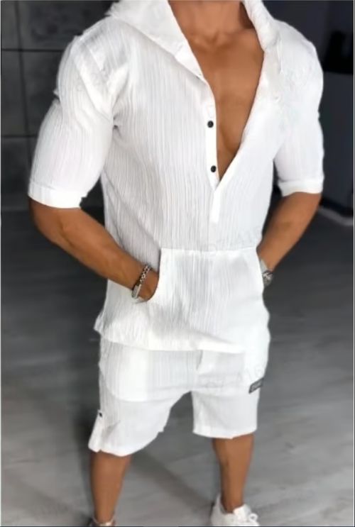Ensemble deux pièces pour homme à capuche extraordinaire