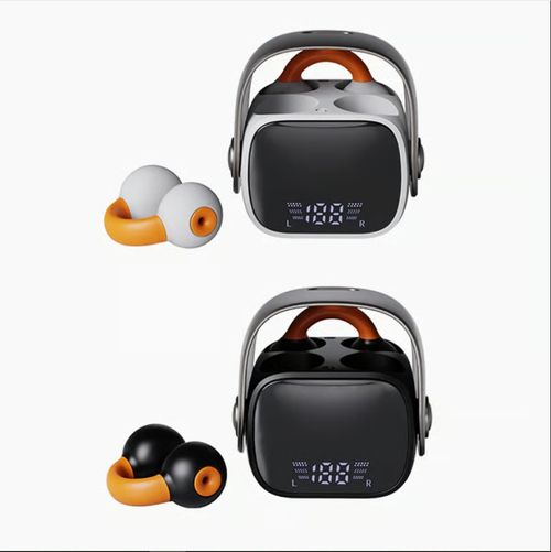 🥰Casque Bluetooth à clip d'oreille avec affichage numérique🎧