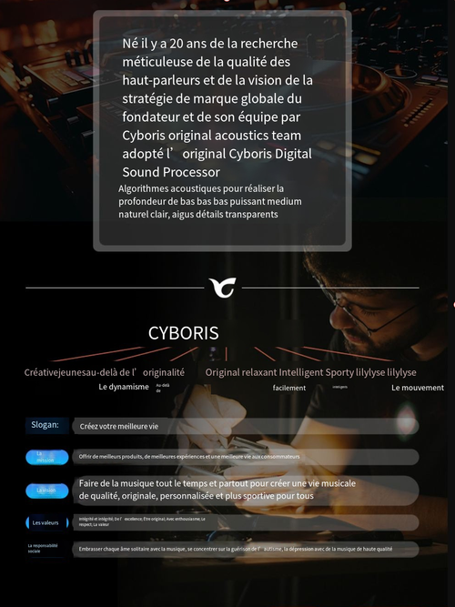 Cyboris-Nouveau haut-parleur de karaoké Bluetooth d'extérieur haute puissance 2.2 canaux 200 W Rainbow X13 peut connecter des instruments de musique